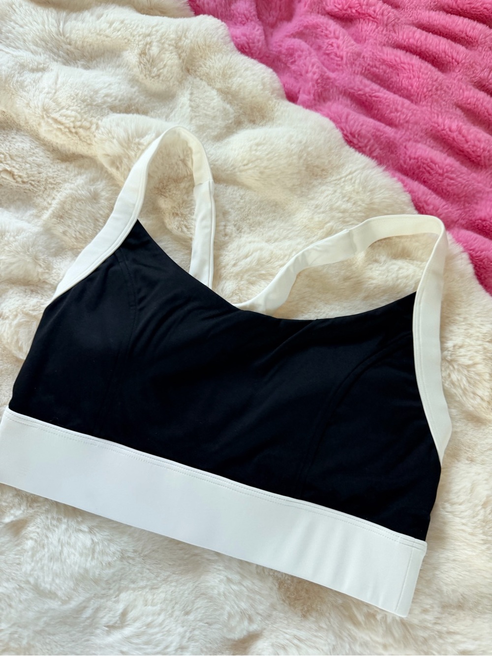 Lemon inspo Classic Black & White Sports Bra - Women Intimates